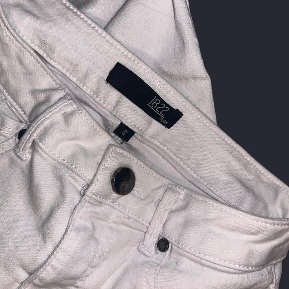 1822 white skinny jeans women's size 4 - Picture 5 of 5